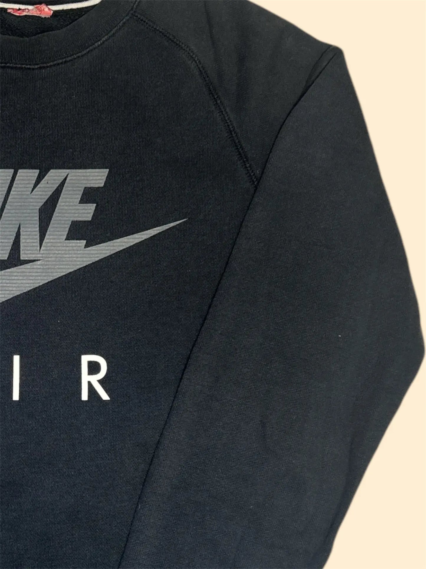 Pull Nike Air Noir Brodé La frip’ de Math