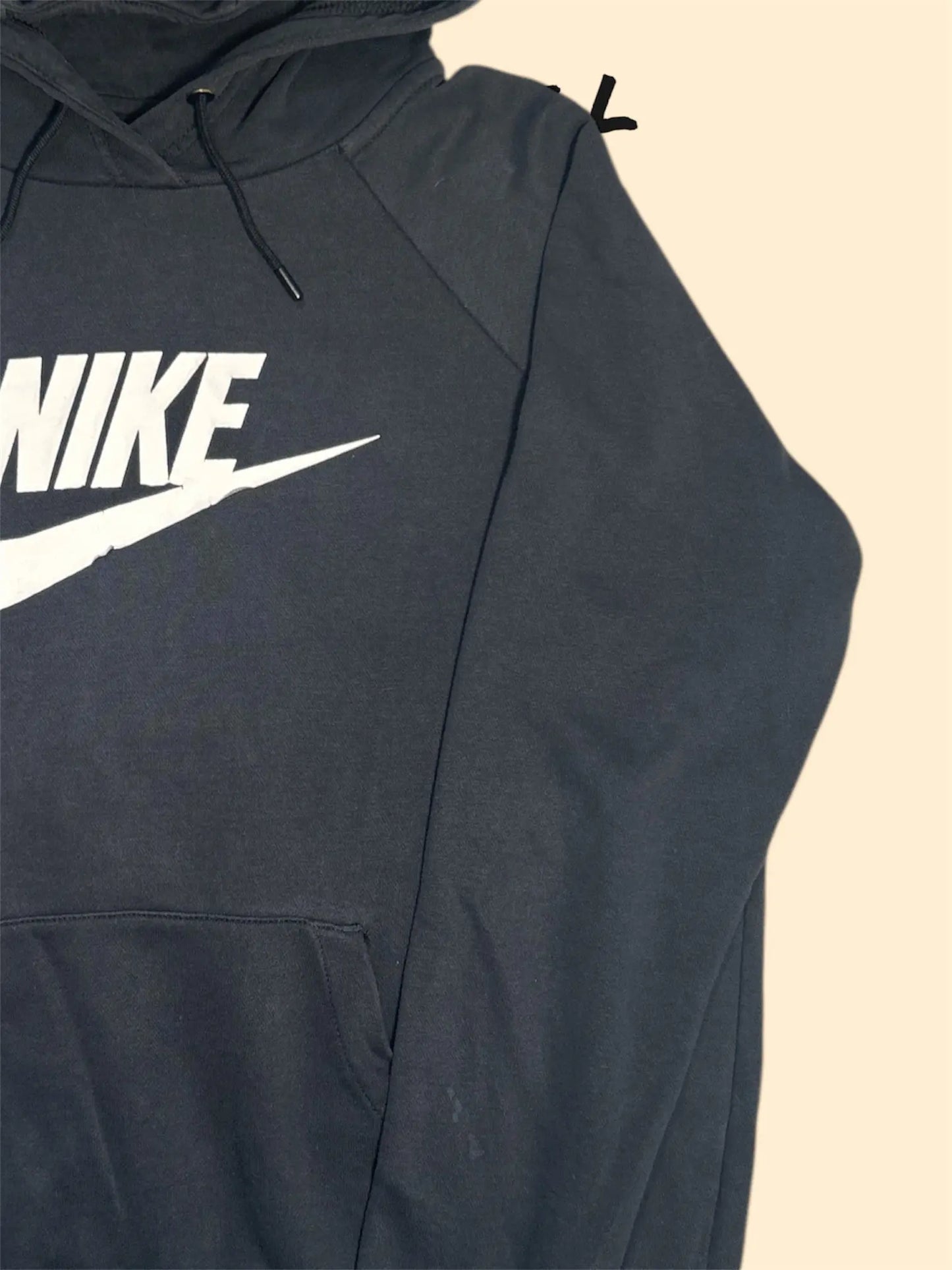 Pull Nike Noir Brodé à Capuche La frip’ de Math